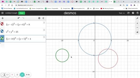 how to make a circle in desmos|standard form of a circle calculator.